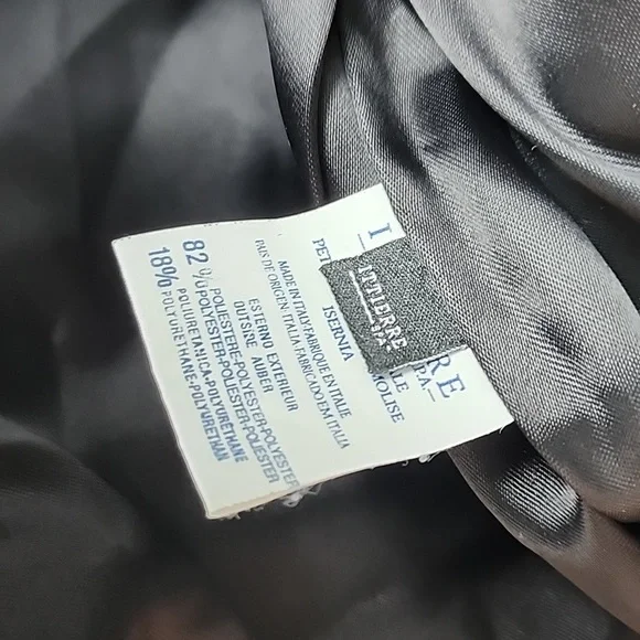 Vintage Versace Jeans Couture Coated Textured Cropped Puffer Bomber Jacket - Picture 9 of 10